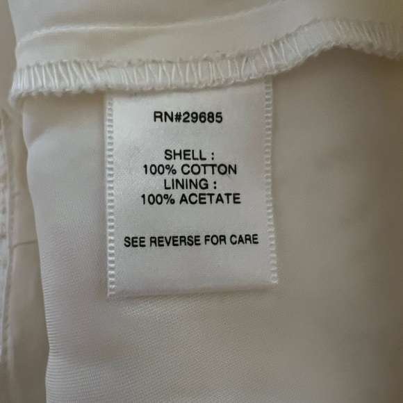 Vintage Pendleton Skirt Ivory Lace Straight Pencil Back Slit Lined Size 12p - Picture 7 of 9